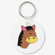 Cute Little Horse Face keychains by cutespot Cute Little Horse Face keychains