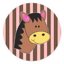Cute Little Horse Face stickers by cutespot Cute Little Horse Face stickers