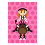Cute Little Jockey Invitation