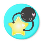cute little kawaii Mite Fridge Magnets