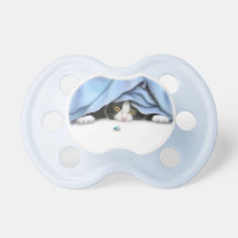 Cute Little Kitty Cat Baby Pacifier