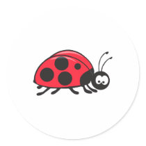 cute little ladybug stickers