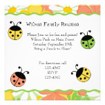 Cute Little Ladybugs Custom Invite