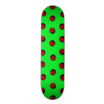Cute Little Ladybugs- Green Skateboard Decks
