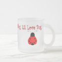 Cute Little Love Bug Heart Ladybug Mug