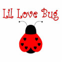 Cute Little Love Bug Heart Ladybug Ornament