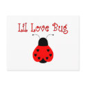 Cute Little Love Bug Heart Ladybug Postcard