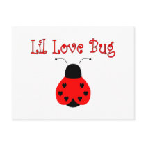 Cute Little Love Bug Heart Ladybug Postcard by bugspot Cute Little Love Bug Heart Ladybug Postcard
