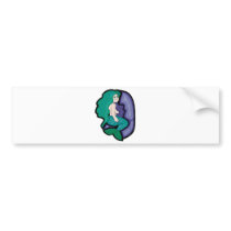 cute little mermaid bumper stickers