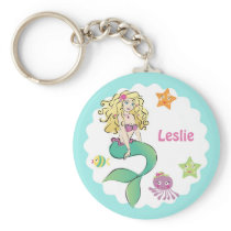 Cute Little Mermaid Keychains
