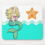 Cute Little Mermaid Mousepad