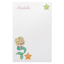 Cute Little Mermaid stationery