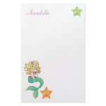 Cute Little Mermaid Stationery Paper
