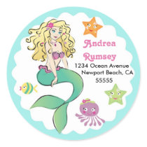 Cute Little Mermaid Sticker