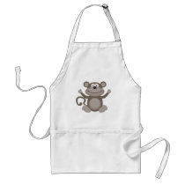Cute Little Monkey aprons by waltersroom Cute Little Monkey aprons