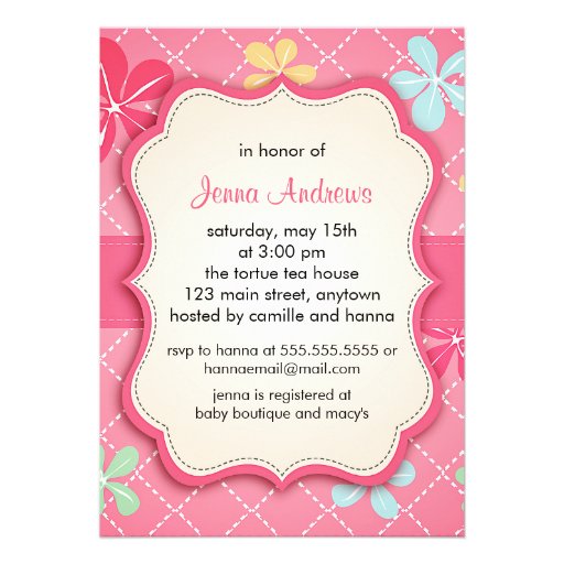 Cute Little Monkey Baby Shower Invitation