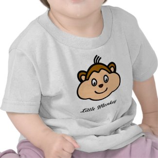 Cute Little Monkey T-Shirt