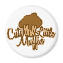 Cute Little Muffin Refrigerator Magnets