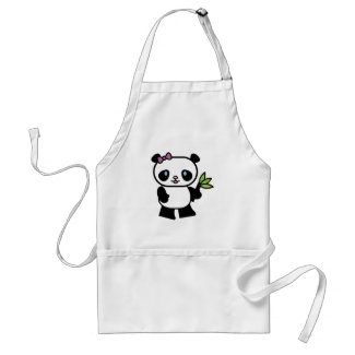cute little panda bear apron