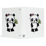 cute little panda bear binders