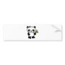 cute little panda bear bumper stickers