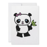 cute little panda bear custom invite