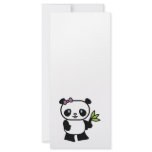 cute little panda bear custom rack cards