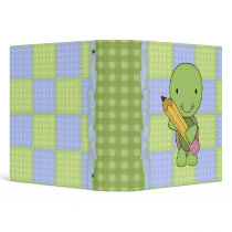 cute little pencil turtle binders