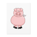 cute little piggie post cards