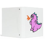 cute little pink fire dragon monster binders