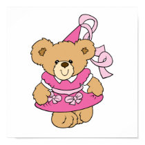 Cute Little Pink Princess Bear posters by doonidesigns Cute Little Pink Princess Bear posters