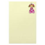 Cute little princess stationery design