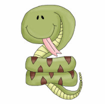 Cute Little Rattlesnake photo sculptures