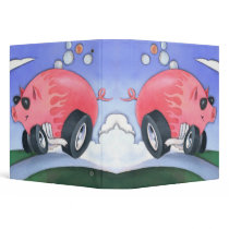 cute little rod hog piggy notebook binders