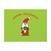 Cute Little Santa Claus on Apparel and Gifts Post Card