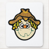 cute little scarecrow face mousepads