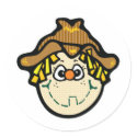cute little scarecrow face stickers by halloweenie cute little scarecrow face stickers