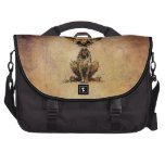 Cute Little Scruffy Dog Laptop Commuter Bag