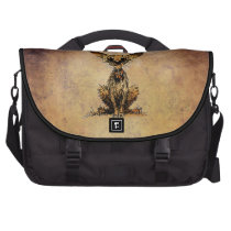 Cute Little Scruffy Dog Laptop Commuter Bag