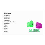 cute little slime business cards