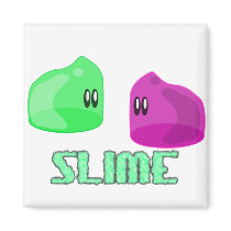 cute little slime refrigerator magnet