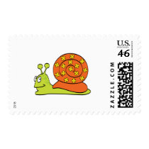 cute little snail postage