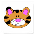 Cute Little Tiger Face posters