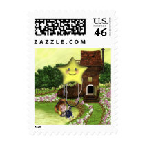 Cute little toon tot baby fairys 1 postage stamps