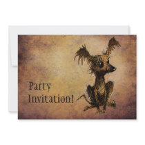 Cute Little Toy Dog Personalized Invite