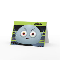 Cute Little Vampire Green Notebook cards by dooni_notebooks Cute Little Vampire Green Notebook cards