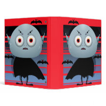 Cute Little Vampire Red Notebook binders