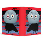 Cute Little Vampire Red Notebook 3 Ring Binders