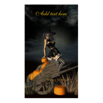 Cute Little Witch business cards by Guiltypleasures Cute Little Witch business cards