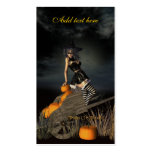 Cute Little Witch Business Card Template